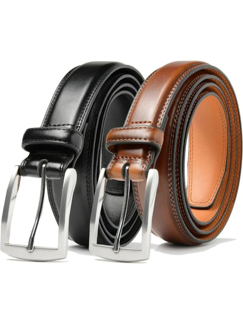 Stylish Men's Dress Belt - Handmade 100% Cow Leather, Perfect for Any Occasion